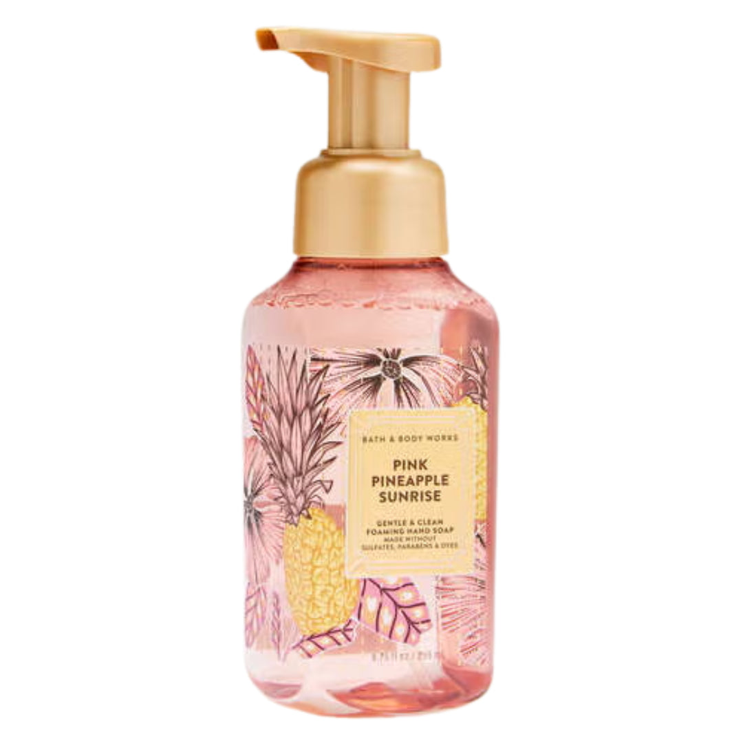 Bath & Body Works Pink Pineapple Sunrise Gentle & Clean Foaming Hand Soap, 8.75 fl oz